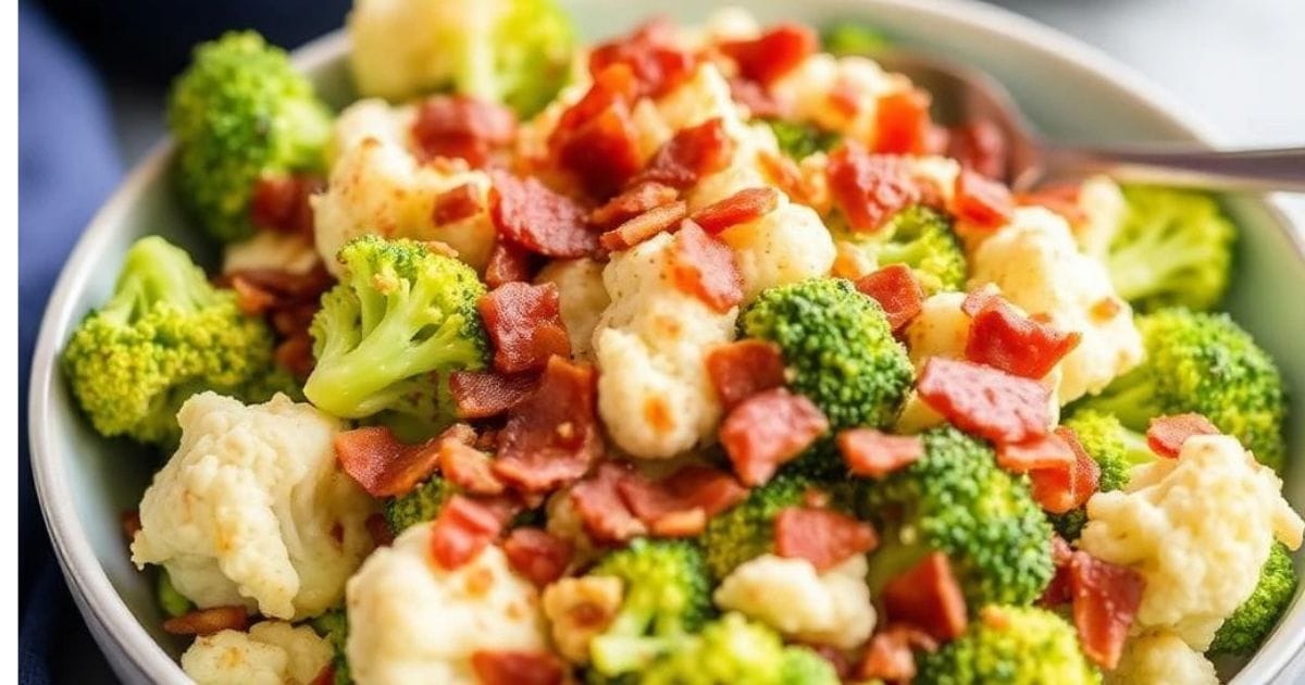 broccoli and cauliflower salad recipe