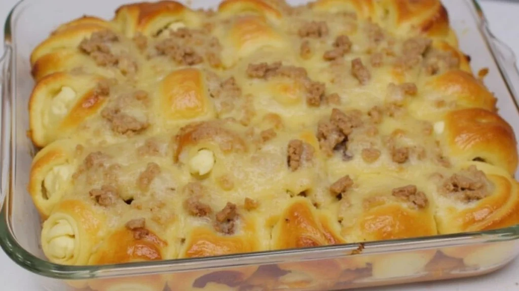 crescent roll breakfast casserole