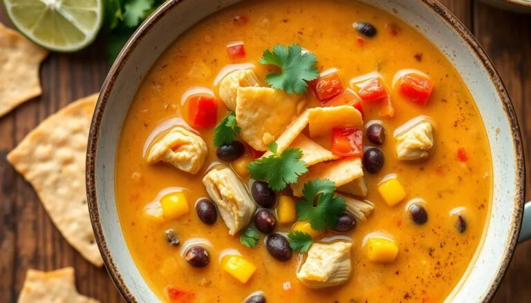 Creamy Chicken Tortilla Soup