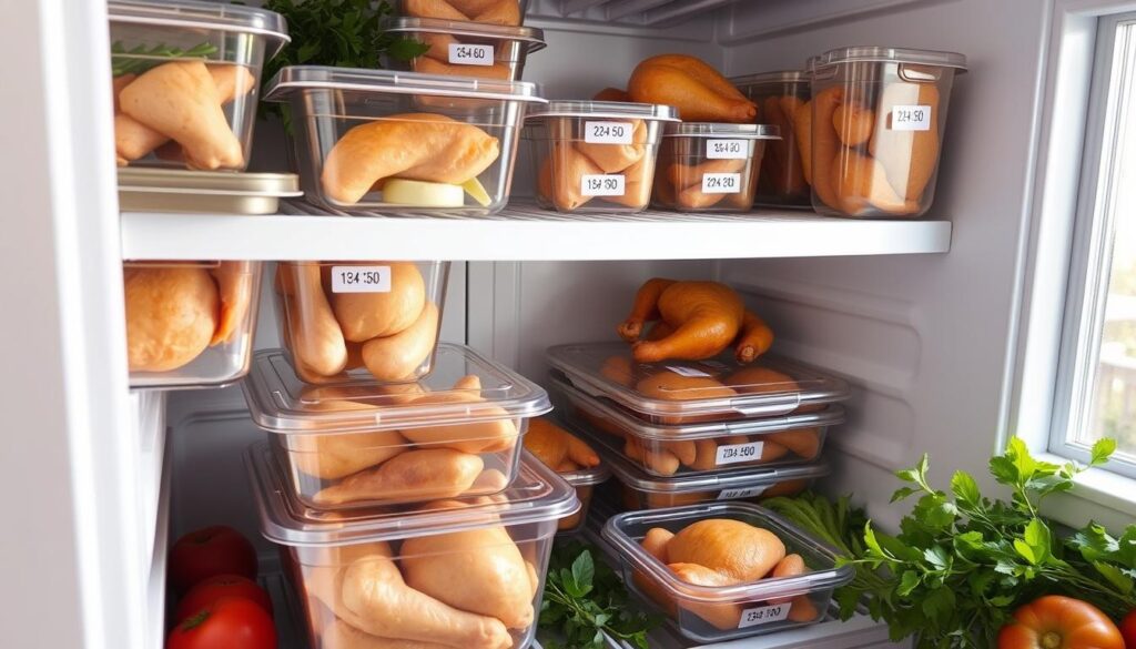 Storing chicken for optimal freshness