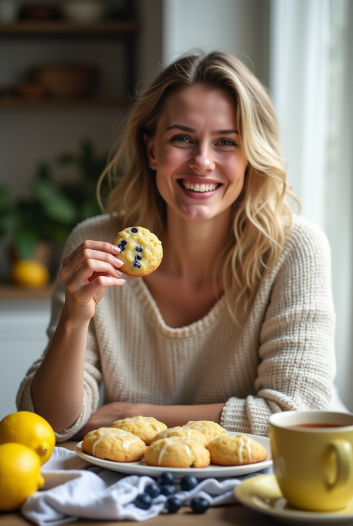 lemon blueberry cookies