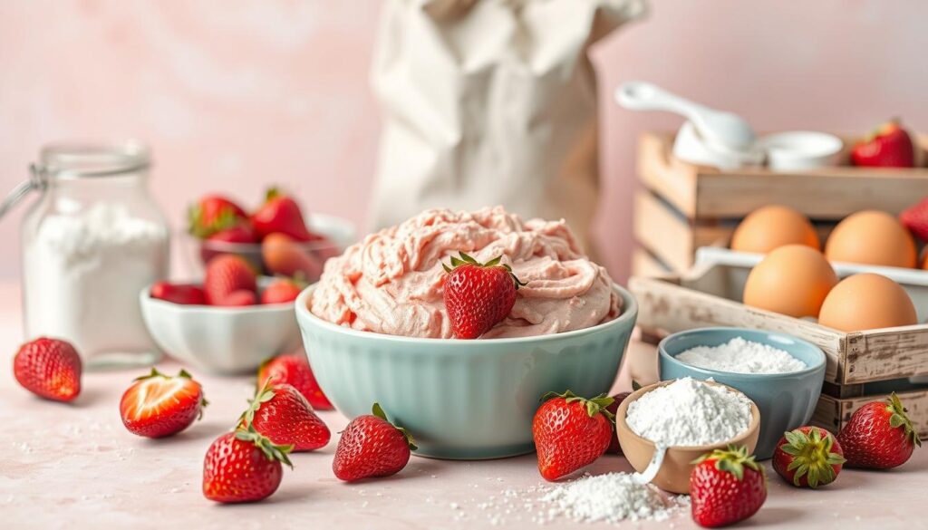 strawberry cake mix ingredients