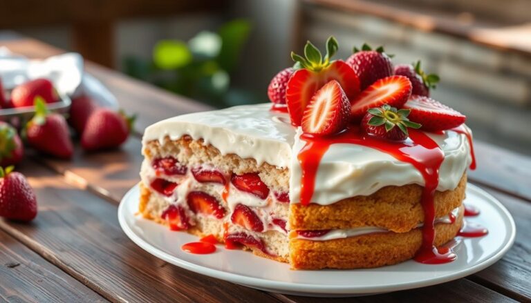 strawberry earthquake cake